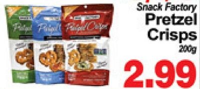 Snack Factory Pretzel Crisps