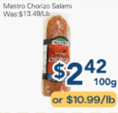 Mastro Chorizo Salami