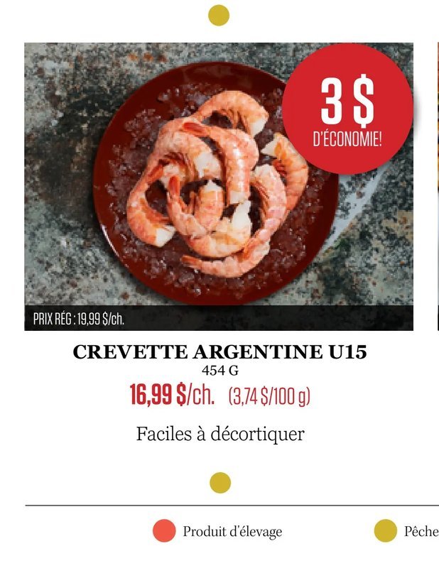 CREVETTE ARGENTINE U15