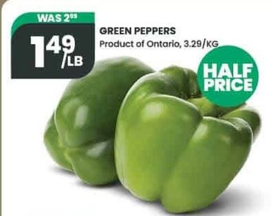GREEN PEPPERS