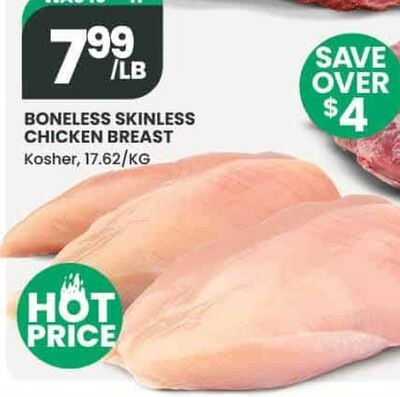 BONELESS SKINLESS CHICKEN BREAST