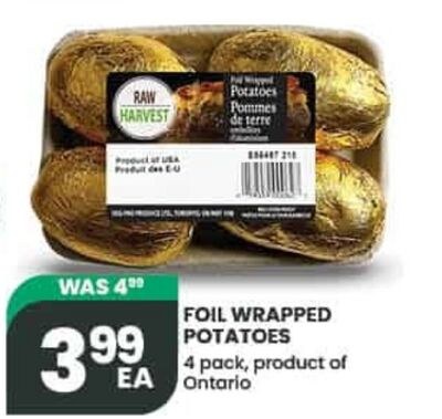 FOIL WRAPPED POTATOES