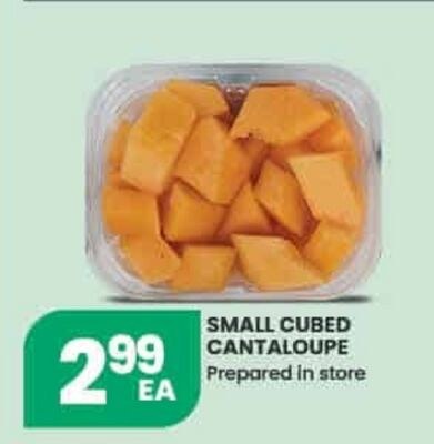SMALL CUBED CANTALOUPE