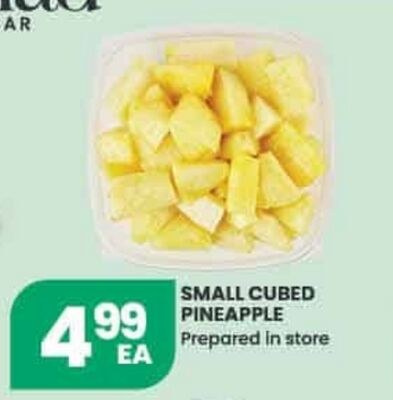 SMALL CUBED PINEAPPLE