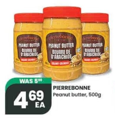 PIERREBONNE Peanut butter