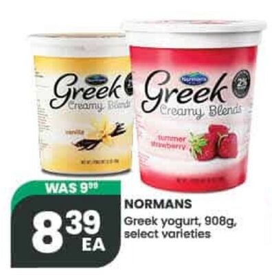 NORMANS Greek yogurt