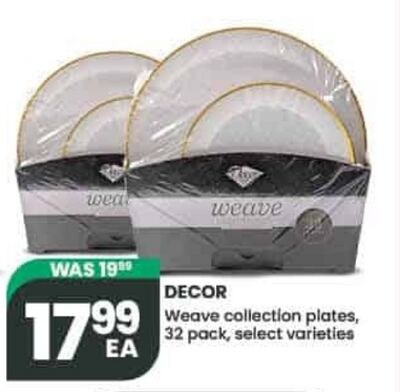 DECOR Weave collection plates