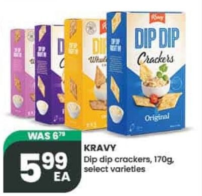 KRAVY Dip dip crackers