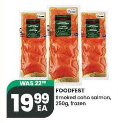 FOODFEST Smoked coho salmon