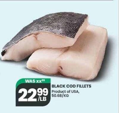 BLACK COD FILLETS