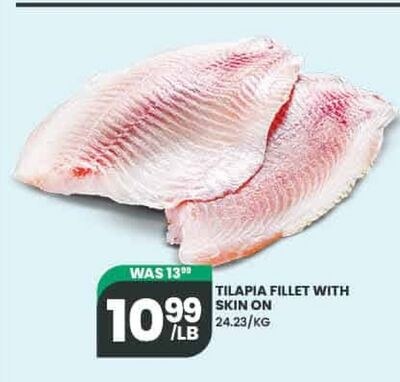 TILAPIA FILLET WITH SKIN ON