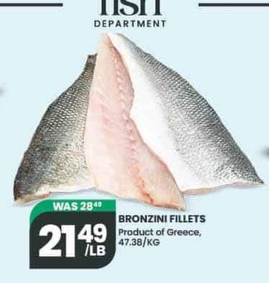 BRONZINI FILLETS
