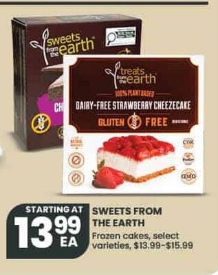 SWEETS FROM THE EARTH Frozen cakes