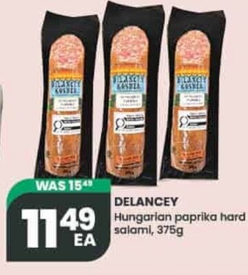 DELANCEY Hungarian paprika hard salami