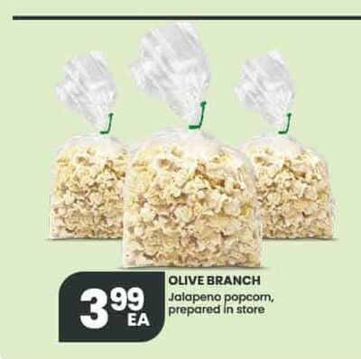 OLIVE BRANCH Jalapeño popcorn