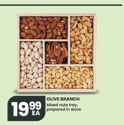 OLIVE BRANCH Mixed nuts tray