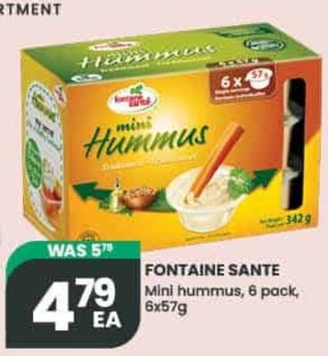 FONTAINE SANTE Mini hummus