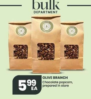 OLIVE BRANCH Chocolate popcorn