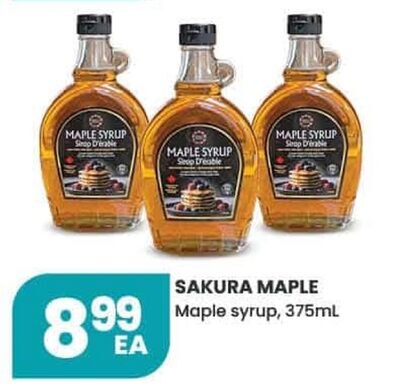 SAKURA MAPLE Maple syrup