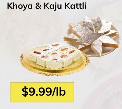 Khoya & Kaju Kattli