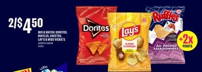 DORITOS, RUFFLES, CHEETOS, LAY'S & MISS VICKIE'S