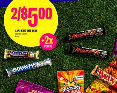 MARS KING SIZE BARS