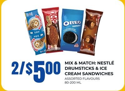 NESTLÉ DRUMSTICKS & ICE CREAM SANDWICHES