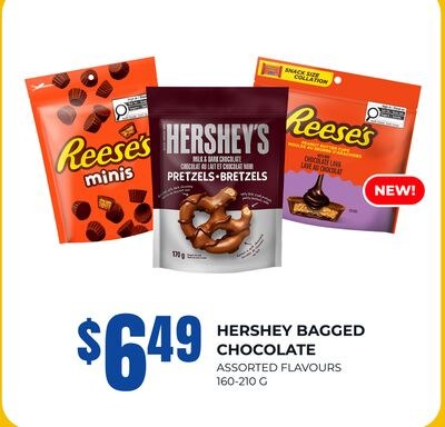 HERSHEY BAGGED CHOCOLATE