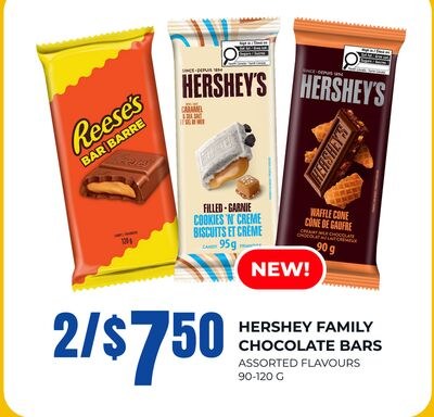 HERSHEY FAMILY CHOCOLATE BARS