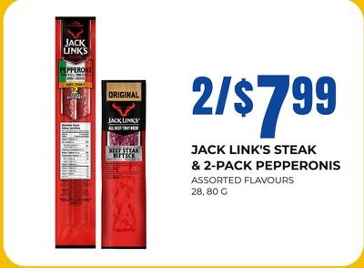 JACK LINK'S STEAK & 2-PACK PEPPERONIS