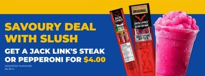 GET A JACK LINK'S STEAK OR PEPPERONI