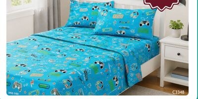 Gamer or Rainbow Sheet Set