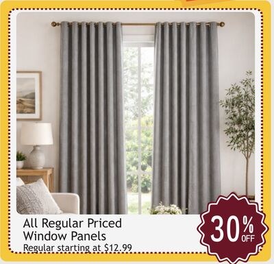 All Regular Priced Window Panels