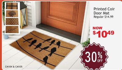 Printed Coir Door Mat