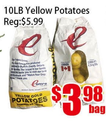 10LB Yellow Potatoes