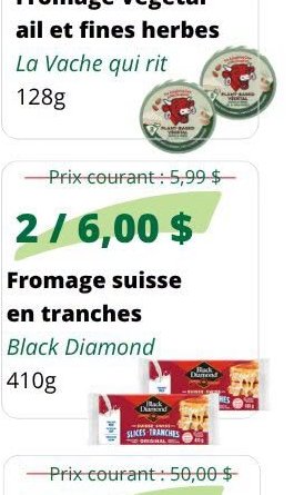 Fromage végétal ail et fines herbes La Vache qu…