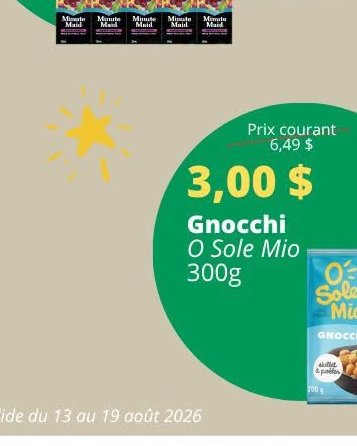 Jus aux petits fruits Minute Maid