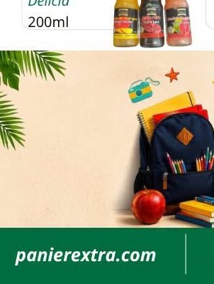 Jus de fruits mangue, goyave, ananas ou pomme D…