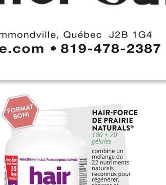 Hair-Force de Prairie Naturals