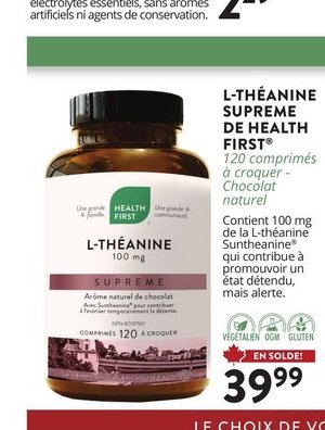 L-Théanine Suprême de Health First