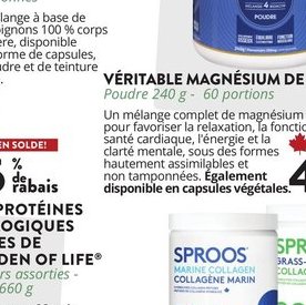 Produits de Sproos