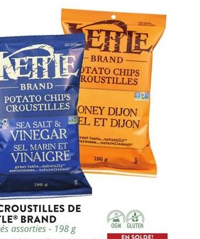 Les croustilles de Kettle Brand