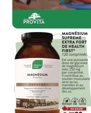 Magnésium Suprême Extra Fort Health First