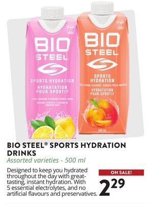 BIO STEEL® SPORTS HYDRATION DRINKS