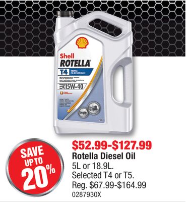 Rotella Diesel Oil