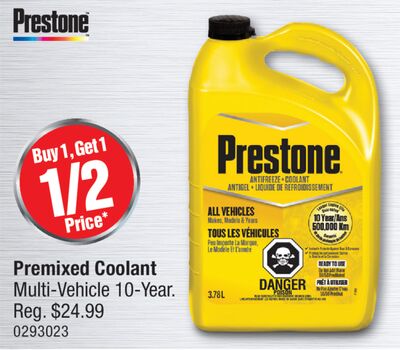 Prestone Premixed Coolant