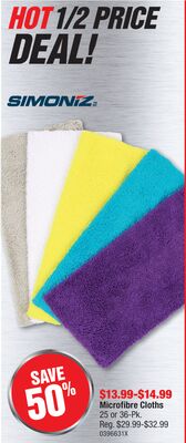 Simoniz Microfibre Cloths