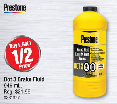 Prestone Dot 3 Brake Fluid