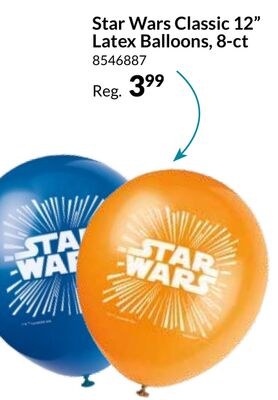 Star Wars Classic 12" Latex Balloons, 8-ct