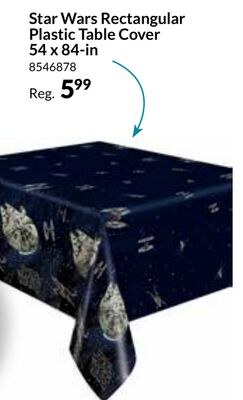Star Wars Rectangular Plastic Table Cover